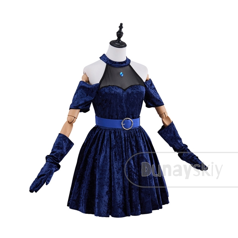 Alien Stage Mizi Cosplay Costu - Maxi Dress Halter ulasan dan harga