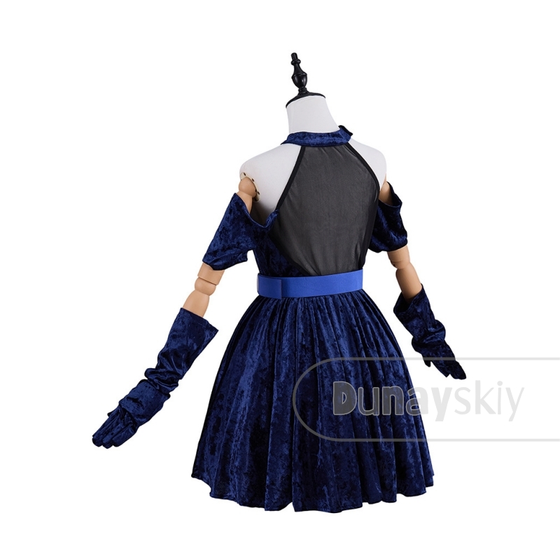 Alien Stage Mizi Cosplay Costu - Maxi Dress Halter ulasan dan harga