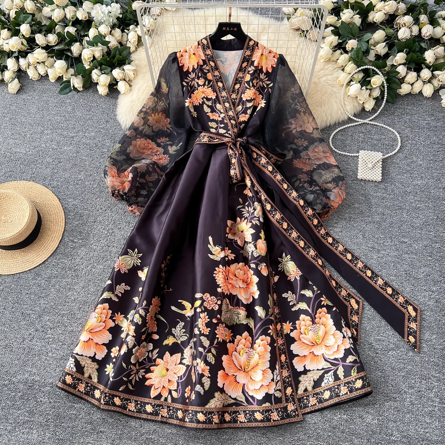 2025 Summer Holiday Gorgeous G - Linen Dress Wrap ulasan dan harga