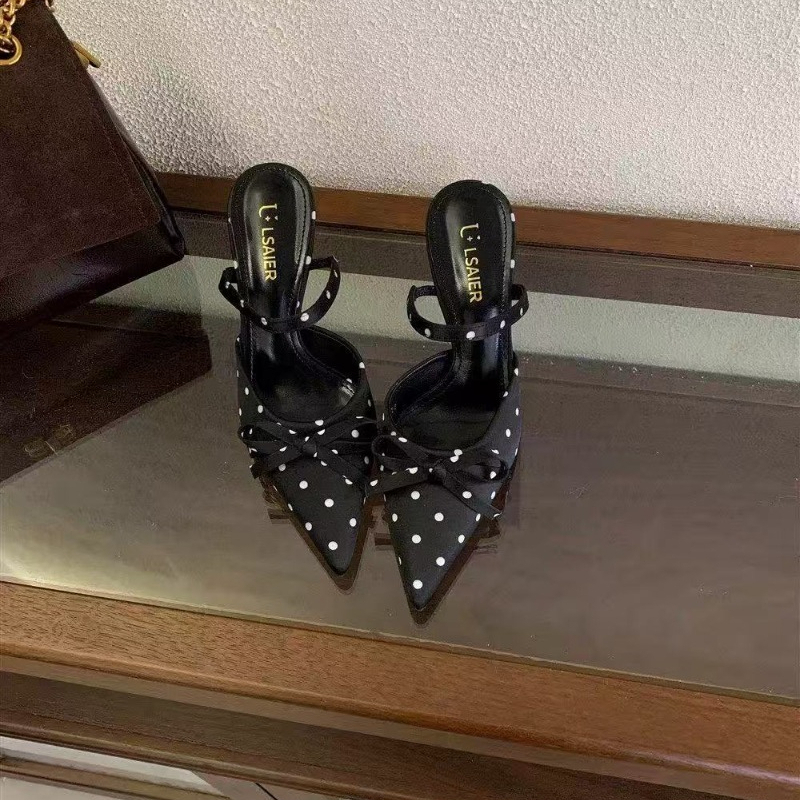Spring and Summer New French P - Sandal Strappy Heeled ulasan dan harga