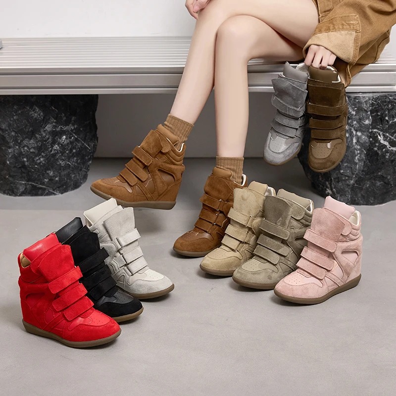 Women Ankle Boots Genuine Leat - Wedge Espadrille Women ulasan dan harga
