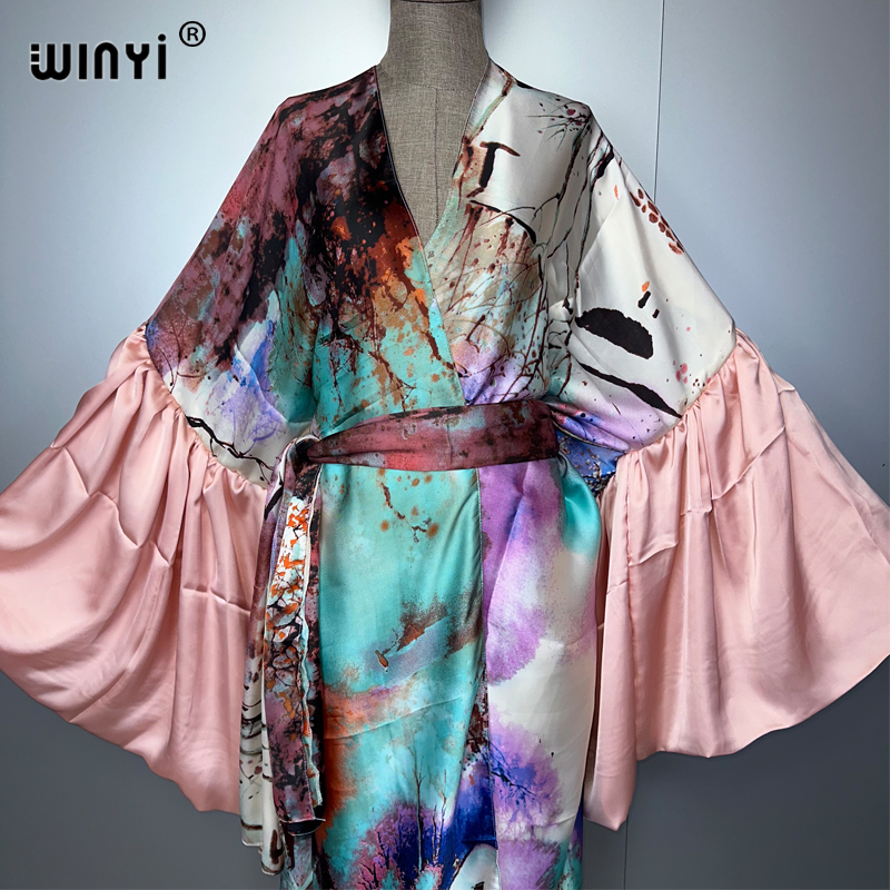 WINYI Summer Kimono party dres - Cover Up Kaftan ulasan dan harga