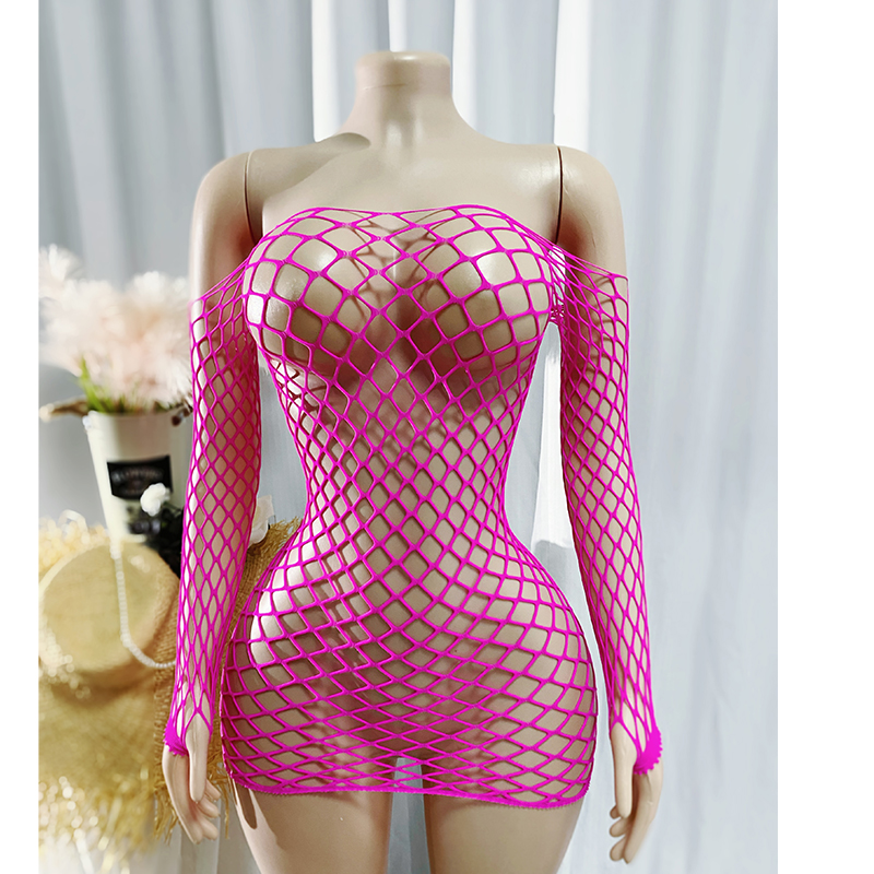 Women Long Sleeve Fishnet Cove - Cover Up Kaftan ulasan dan harga
