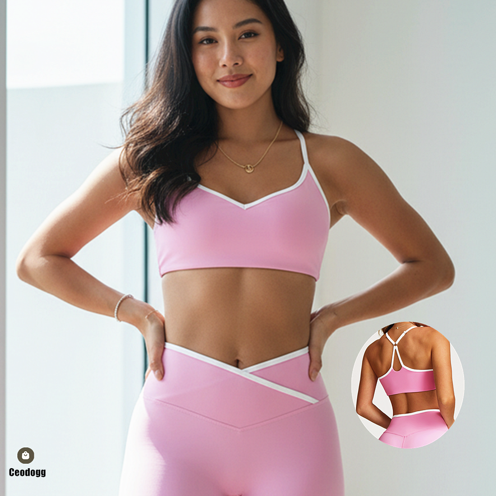 Gym Underwear Women's Sport Br - Crop Top Crochet ulasan dan harga