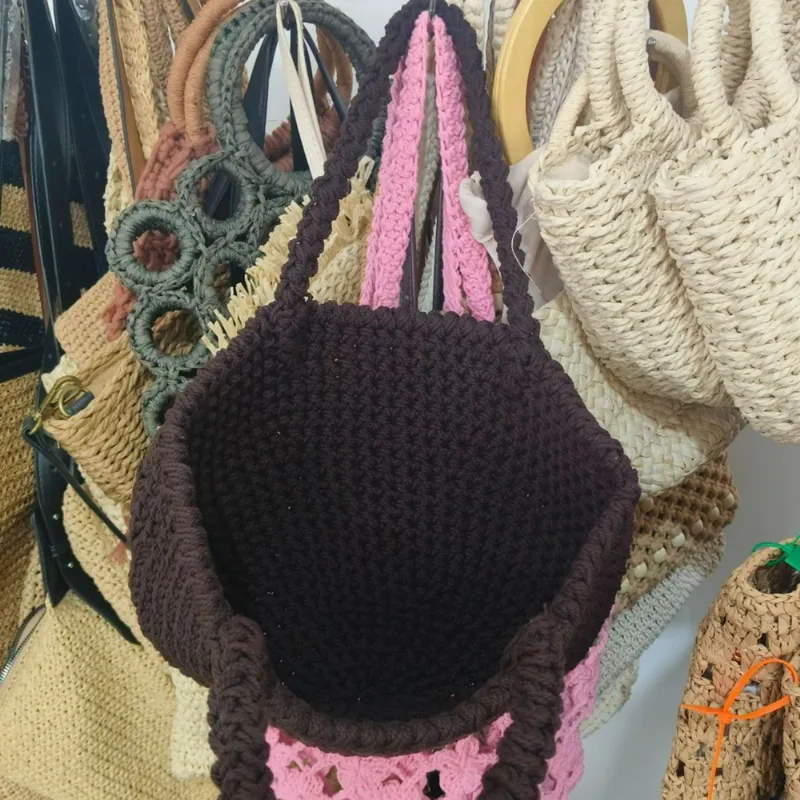 High-end hand-woven straw tote - Tote Bag Beach ulasan dan harga