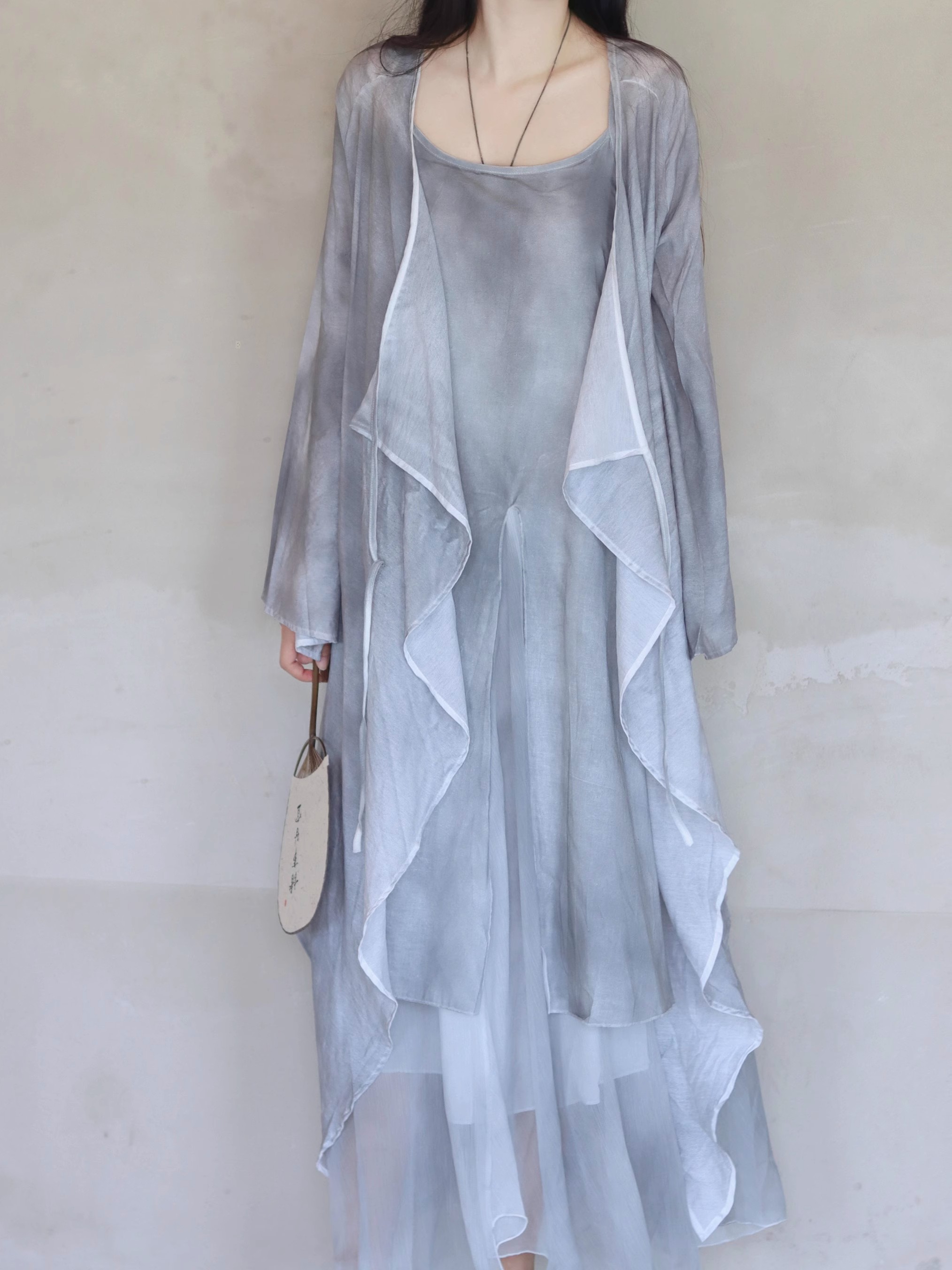 New Chinese Style Cotton Linen - Linen Dress Wrap ulasan dan harga