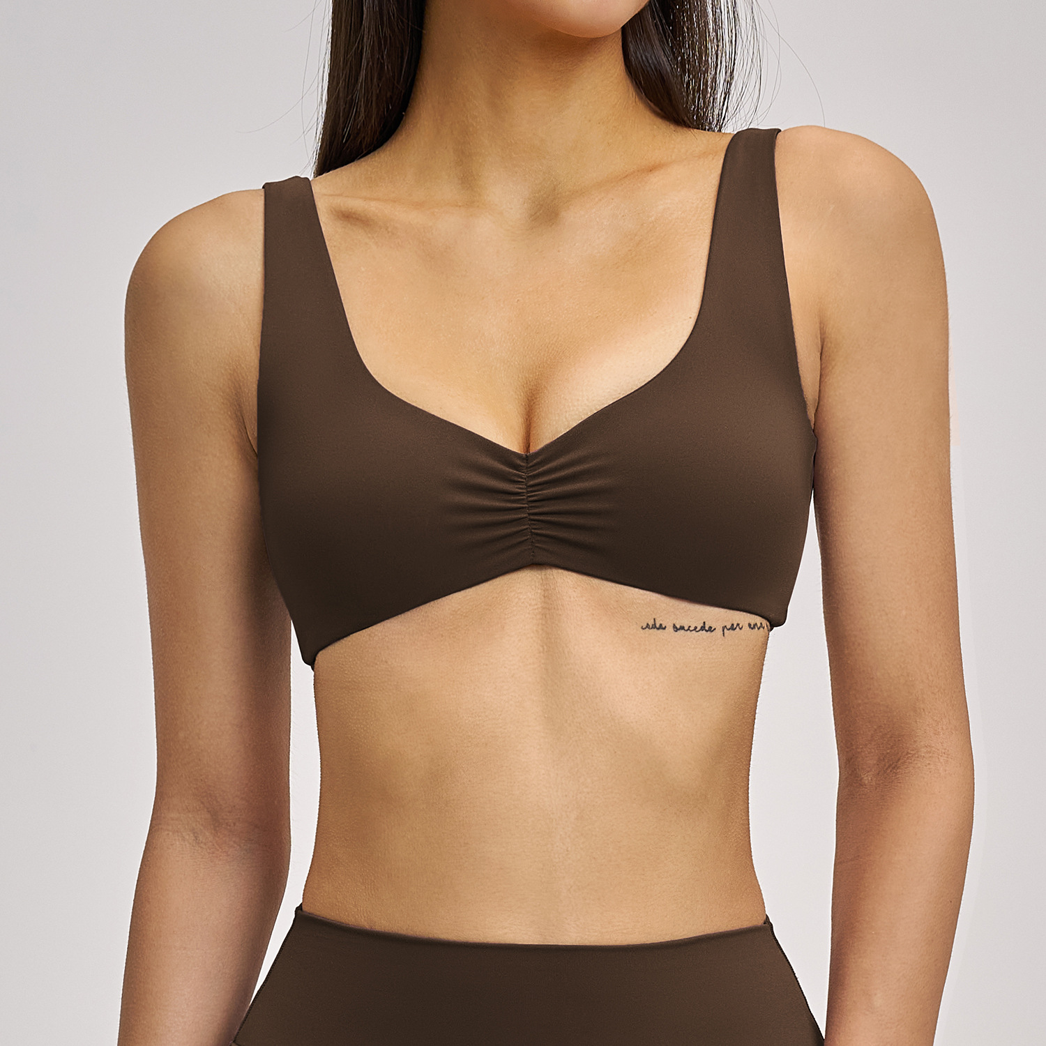 Sports Bra Women Top Push Up F - Bralette Triangle Set ulasan dan harga