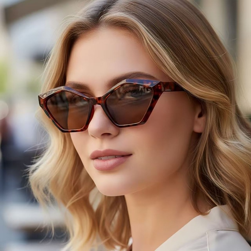 1Pc Retro Fashion Cat-Eye Narr - Sunglasses Cat Eye ulasan dan harga
