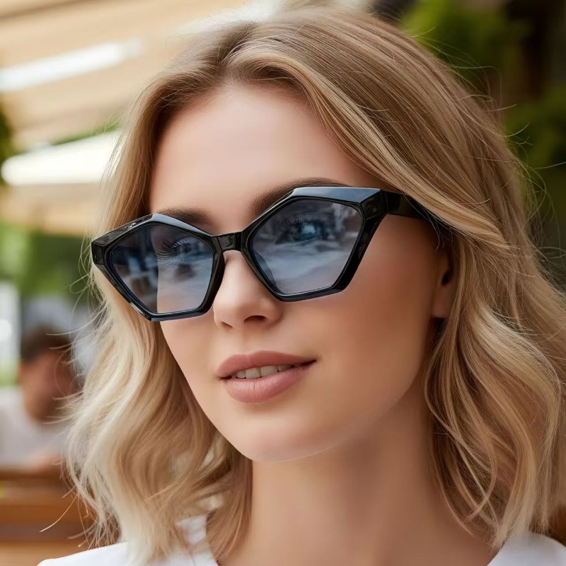 1Pc Retro Fashion Cat-Eye Narr - Sunglasses Cat Eye ulasan dan harga