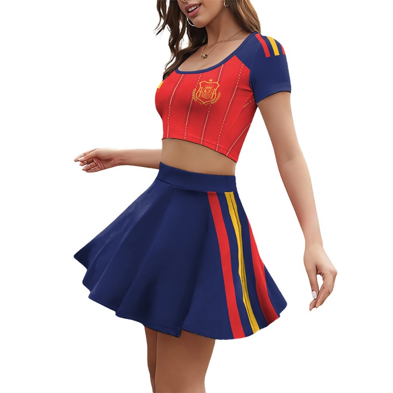 Adult Women's Spanish Football - Crop Top Crochet ulasan dan harga