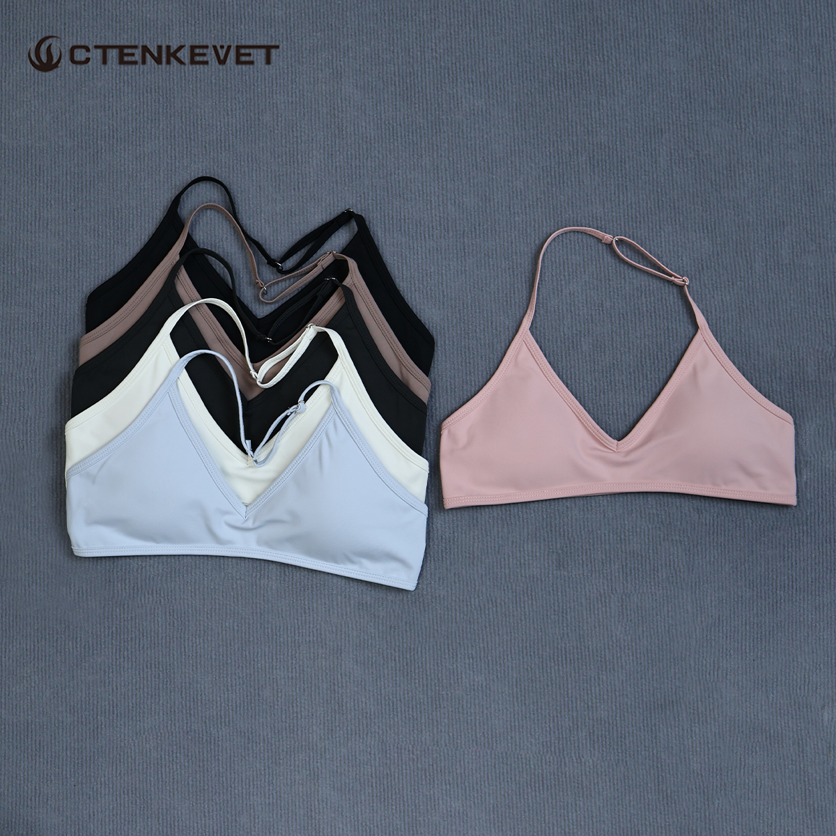Women's Summer Halter Neck Pad - Crop Top Crochet ulasan dan harga