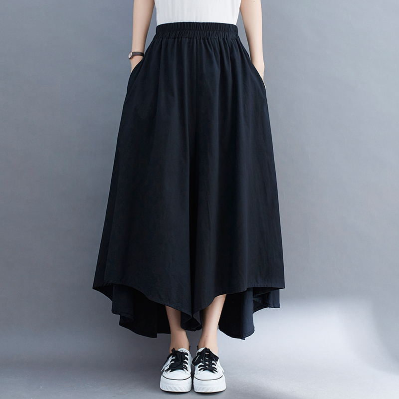 Loose Cotton Linen Wide Leg Pa - Linen Pant Wide ulasan dan harga