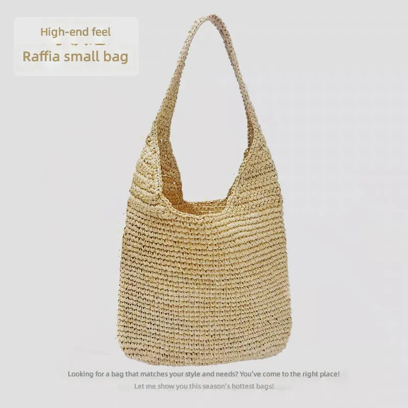 Raffia Grass Woven Tote Bag Ha - Tote Bag Beach ulasan dan harga