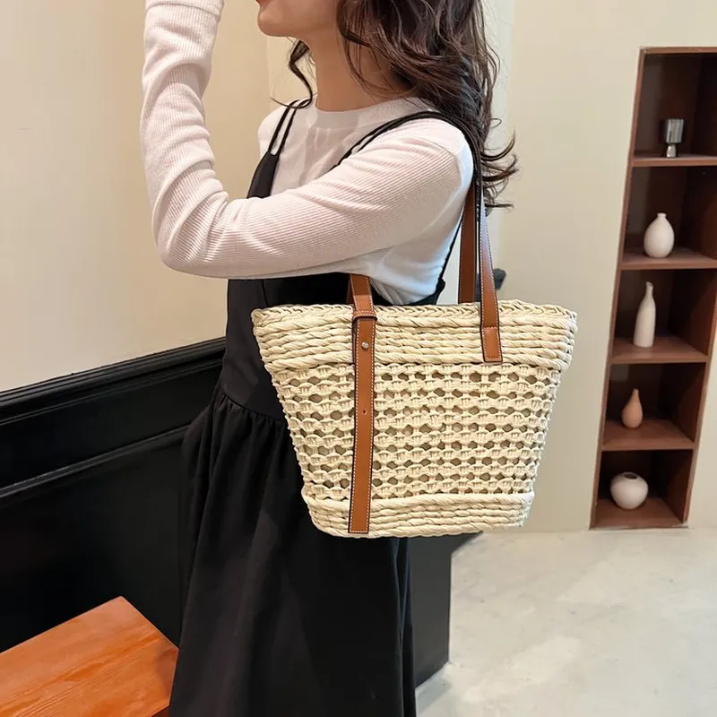 Large capacity seaside vacatio - Tote Bag Beach ulasan dan harga