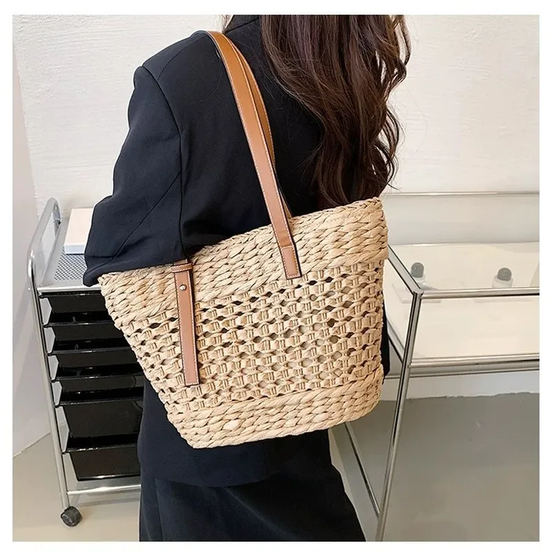 Large capacity seaside vacatio - Tote Bag Beach ulasan dan harga