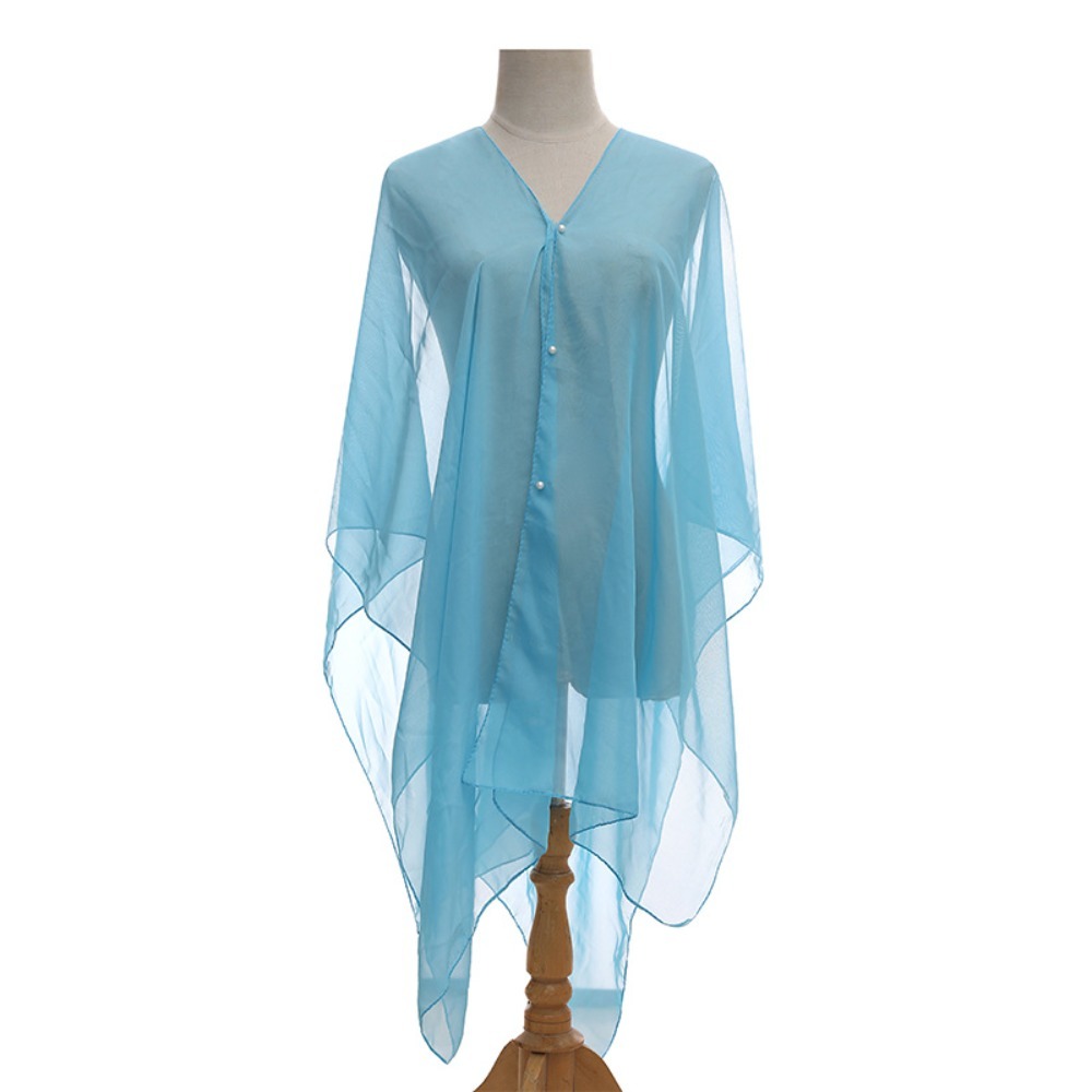 Fashion Solid color Shawl Scar - Cover Up Kaftan ulasan dan harga