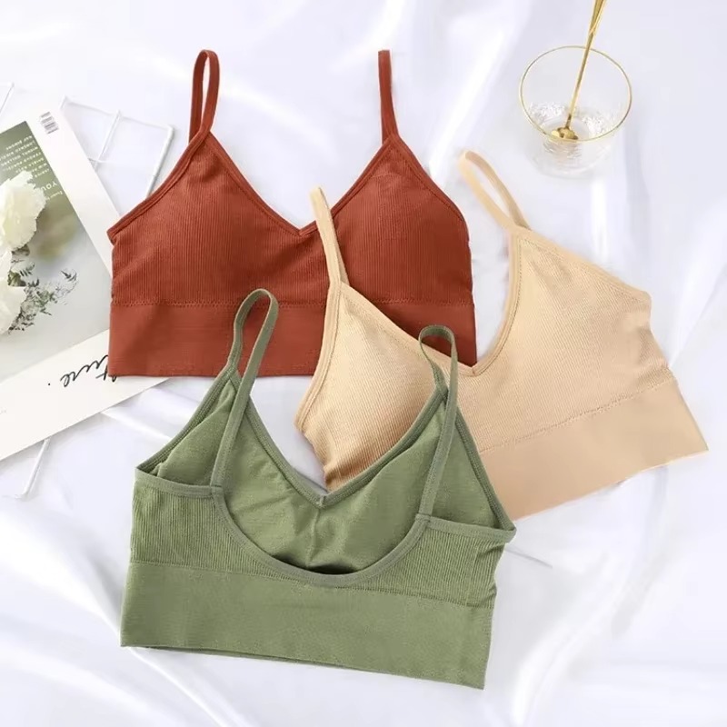 Seamless Women Push Up Bra Bea - Bralette Triangle Set ulasan dan harga