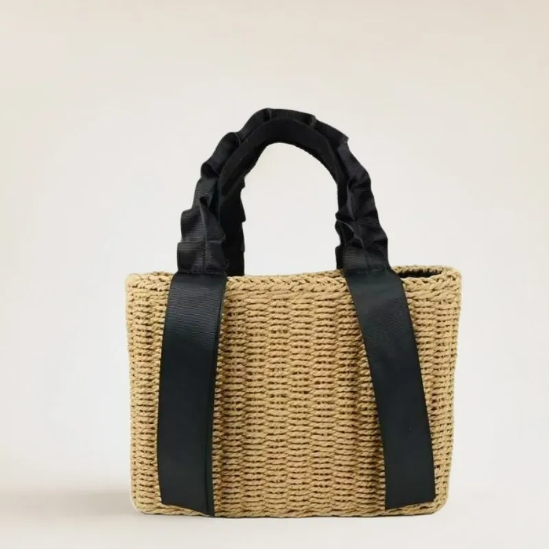 Straw Woven Handbag Summer Vac - Tote Bag Beach ulasan dan harga