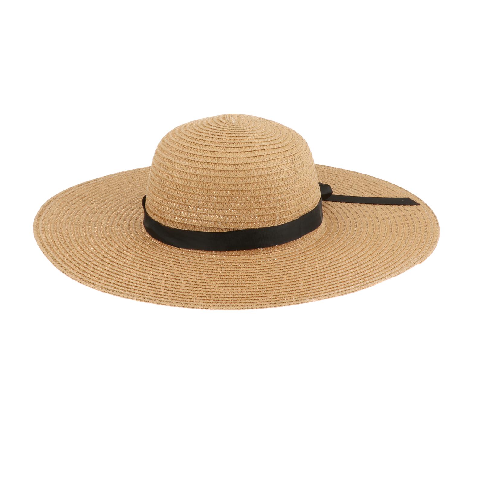 Women Wide Brim Straw Sun Hat  - Hat Floppy Wide ulasan dan harga