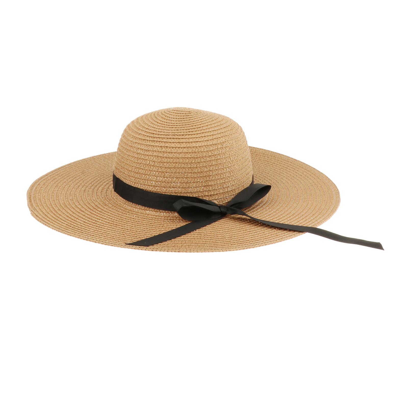 Women Wide Brim Straw Sun Hat  - Hat Floppy Wide ulasan dan harga