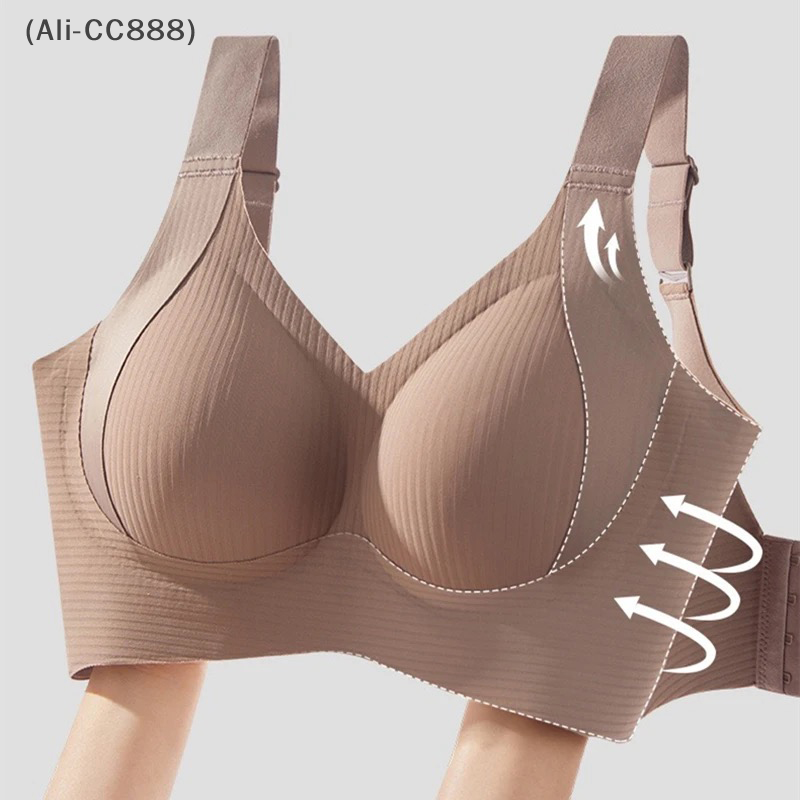 Anti-Sagging Nylon Full Cup De - Bralette Triangle Set ulasan dan harga