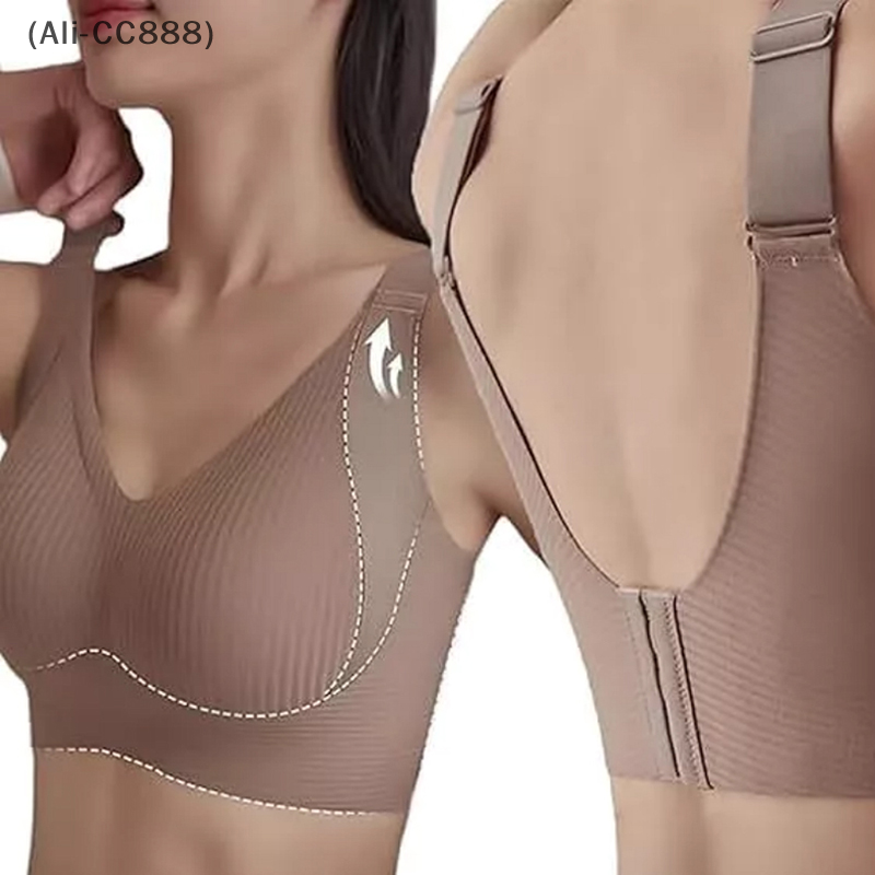 Anti-Sagging Nylon Full Cup De - Bralette Triangle Set ulasan dan harga