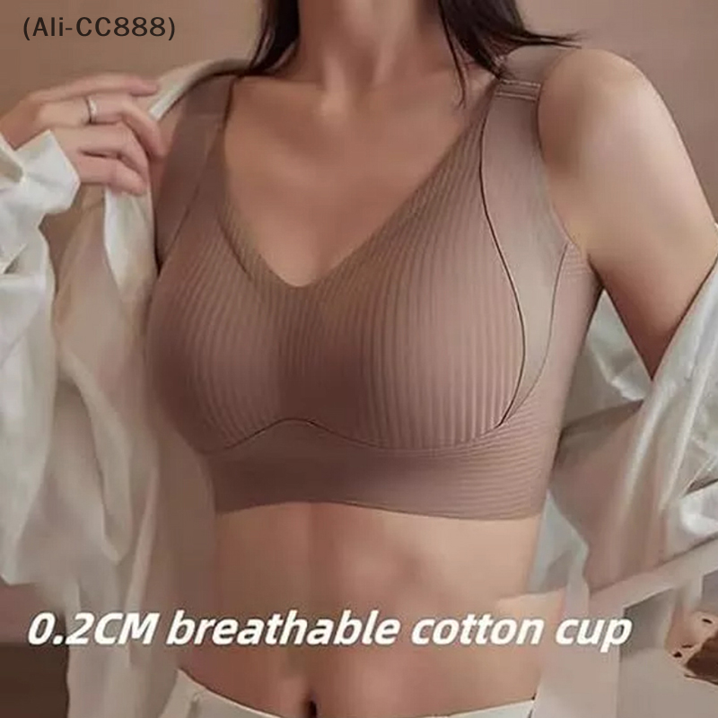 Anti-Sagging Nylon Full Cup De - Bralette Triangle Set ulasan dan harga